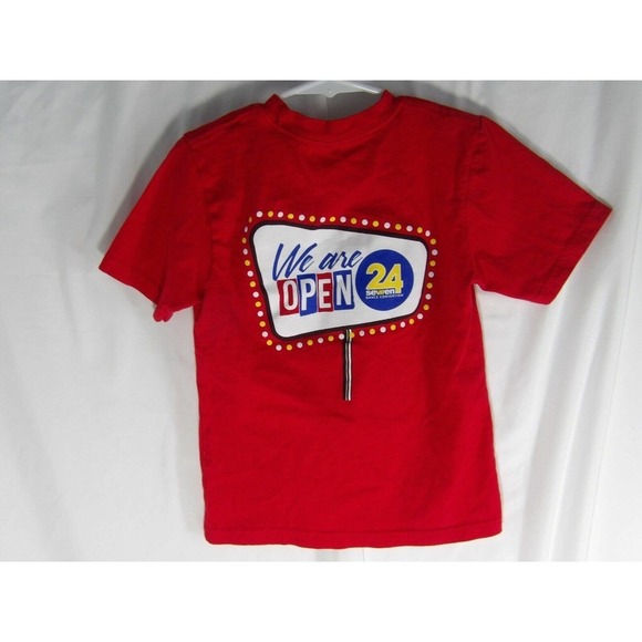 Next Level Apparel Youth Boys Red Sidekick Chef Crew Neck Pullover T Shirt Sz XS - Picture 4 of 5